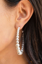 Load image into Gallery viewer, Glamour Graduate - White-Jewelry-Just Because Jewels, Paparazzi Accessories-Just Because Jewels