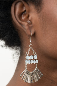 A FLARE For Fierceness - White-Jewelry-Just Because Jewels, Paparazzi Accessories-Just Because Jewels