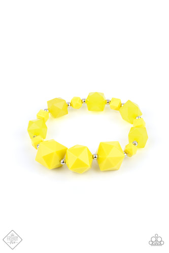 Trendsetting Tourist - Yellow-Jewelry-Just Because Jewels, Paparazzi Accessories-Just Because Jewels