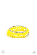 Load image into Gallery viewer, Vacay Vagabond - Yellow-Jewelry-Just Because Jewels, Paparazzi Accessories-Just Because Jewels