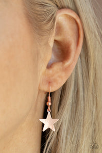 Starry Shindig - Copper-Jewelry-Just Because Jewels, Paparazzi Accessories-Just Because Jewels