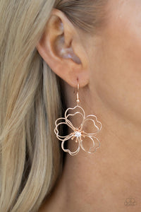 Petal Power - Rose Gold-Jewelry-Just Because Jewels, Paparazzi Accessories-Just Because Jewels