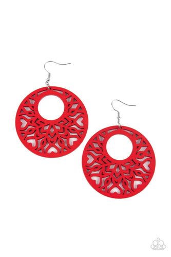 Tropical Reef - Red-Jewelry-Paparazzi Accessories, Just Because Jewels-Just Because Jewels