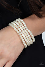 Load image into Gallery viewer, A Pearly Affair - White-Jewelry-Just Because Jewels, Paparazzi Accessories-Just Because Jewels