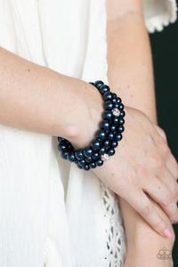 Here Comes The Heiress - Blue-Jewelry-Just Because Jewels, Paparazzi Accessories-Just Because Jewels