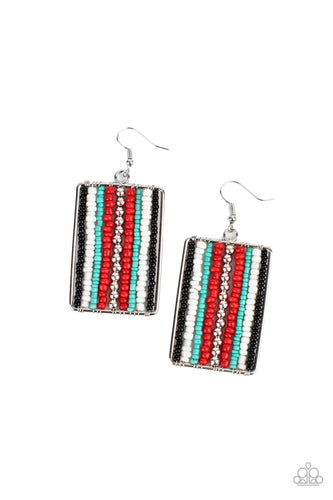 Beadwork Wonder - Red-Jewelry-Paparazzi Accessories, Just Because Jewels-Just Because Jewels