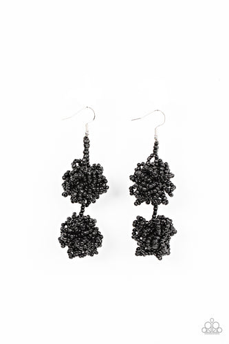 Celestial Collision - Black-Jewelry-Just Because Jewels, Paparazzi Accessories-Just Because Jewels