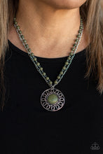 Load image into Gallery viewer, Sahara Suburb - Green-Jewelry-Just Because Jewels, Paparazzi Accessories-Just Because Jewels