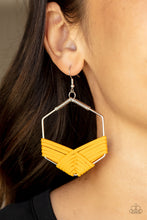 Load image into Gallery viewer, Suede Solstice - Yellow-Jewelry-Paparazzi Accessories, Just Because Jewels-Just Because Jewels