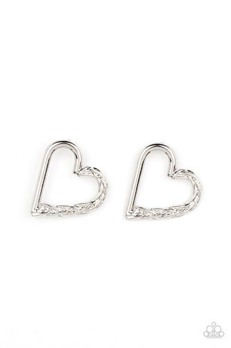 Cupid, Who? - Silver-Jewelry-Just Because Jewels, Paparazzi Accessories-Just Because Jewels