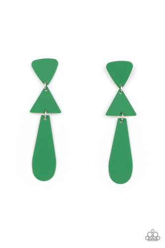 Retro Redux - Green-Jewelry-Paparazzi Accessories-Just Because Jewels