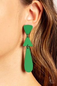 Retro Redux - Green-Jewelry-Paparazzi Accessories-Just Because Jewels