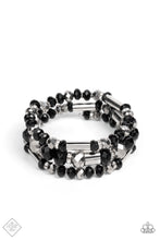 Load image into Gallery viewer, Dynamic Dazzle - Black-Jewelry-Just Because Jewels, Paparazzi Accessories-Just Because Jewels