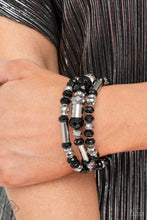 Load image into Gallery viewer, Dynamic Dazzle - Black-Jewelry-Just Because Jewels, Paparazzi Accessories-Just Because Jewels