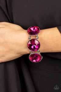 Powerhouse Hustle - Pink-Jewelry-Just Because Jewels, Paparazzi Accessories-Just Because Jewels