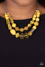 Load image into Gallery viewer, Pina Colada Paradise - Yellow-Jewelry-Just Because Jewels, Paparazzi Accessories-Just Because Jewels