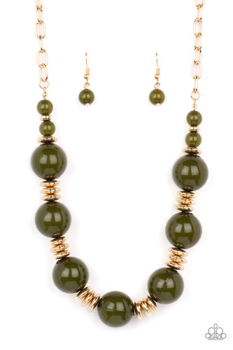 Race to the POP - Green-Jewelry-Paparazzi Accessories, Just Because Jewels-Just Because Jewels