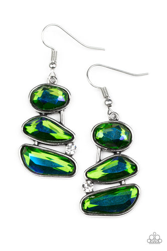 Gem Galaxy - Green-Jewelry-Paparazzi Accessories, Just Because Jewels-Just Because Jewels