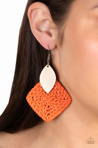 Sabbatical WEAVE - Orange-Jewelry-Paparazzi Accessories-Just Because Jewels