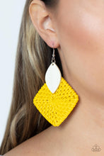 Load image into Gallery viewer, Sabbatical WEAVE - Yellow-Jewelry-Paparazzi Accessories, Just Because Jewels-Just Because Jewels