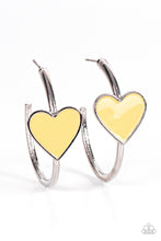 Load image into Gallery viewer, Kiss Up - Yellow-Jewelry-Just Because Jewels, Paparazzi Accessories-Just Because Jewels