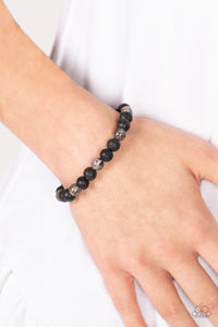 Molten Mogul - Black-Jewelry-Paparazzi Accessories, Just Because Jewels-Just Because Jewels