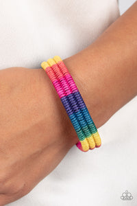 Rainbow Renegade - Multi-Jewelry-Just Because Jewels, Paparazzi Accessories-Just Because Jewels