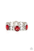 Load image into Gallery viewer, Devoted to Drama - Red-Jewelry-Just Because Jewels, Paparazzi Accessories-Just Because Jewels