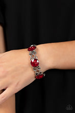 Load image into Gallery viewer, Devoted to Drama - Red-Jewelry-Just Because Jewels, Paparazzi Accessories-Just Because Jewels