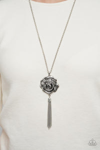 Rosy Redux - Silver-Jewelry-Paparazzi Accessories, Just Because Jewels-Just Because Jewels