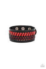 Load image into Gallery viewer, Punk Rocker Road - Red-Jewelry-Paparazzi Accessories-Just Because Jewels