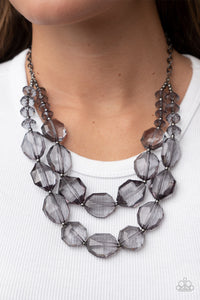 Icy Illumination - Black-Jewelry-Paparazzi Accessories, Just Because Jewels-Just Because Jewels