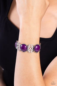 Ethereal Excursion - Purple-Jewelry-Paparazzi Accessories, Just Because Jewels-Just Because Jewels