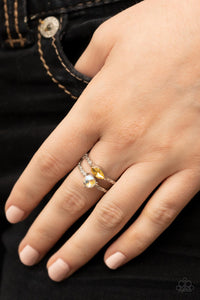 Embraceable Elegance - Yellow-Jewelry-Paparazzi Accessories, Just Because Jewels-Just Because Jewels