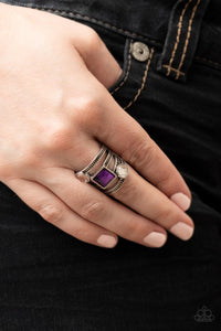 Galactic Governess - Purple-Jewelry-Paparazzi Accessories, Just Because Jewels-Just Because Jewels