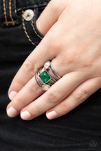 Load image into Gallery viewer, Galactic Governess - Green-Jewelry-Paparazzi Accessories, Just Because Jewels-Just Because Jewels