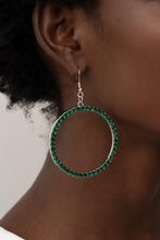 Load image into Gallery viewer, Head-Turning Halo - Green-Jewelry-Paparazzi Accessories, Just Because Jewels-Just Because Jewels