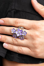 Load image into Gallery viewer, Boastful Blooms - Purple-Jewelry-Paparazzi Accessories, Just Because Jewels-Just Because Jewels