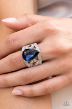 Load image into Gallery viewer, Kinda a Big Deal - Blue-Jewelry-Paparazzi Accessories, Just Because Jewels-Just Because Jewels