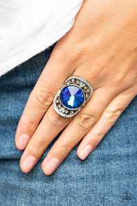 Galactic Garden - Blue-Jewelry-Just Because Jewels, Paparazzi Accessories-Just Because Jewels