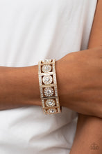 Load image into Gallery viewer, Ultra Upscale - Gold-Jewelry-Paparazzi Accessories, Just Because Jewels-Just Because Jewels