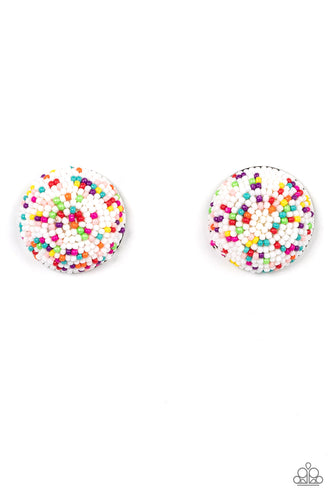 Kaleidoscope Sky - White-Jewelry-Paparazzi Accessories, Just Because Jewels-Just Because Jewels