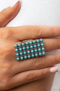 Pack Your SADDLEBAGS - Blue-Jewelry-Paparazzi Accessories, Just Because Jewels-Just Because Jewels