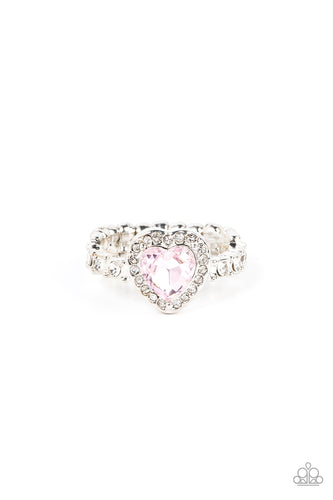 Romantic Reputation - Pink-Jewelry-Just Because Jewels, Paparazzi Accessories-Just Because Jewels