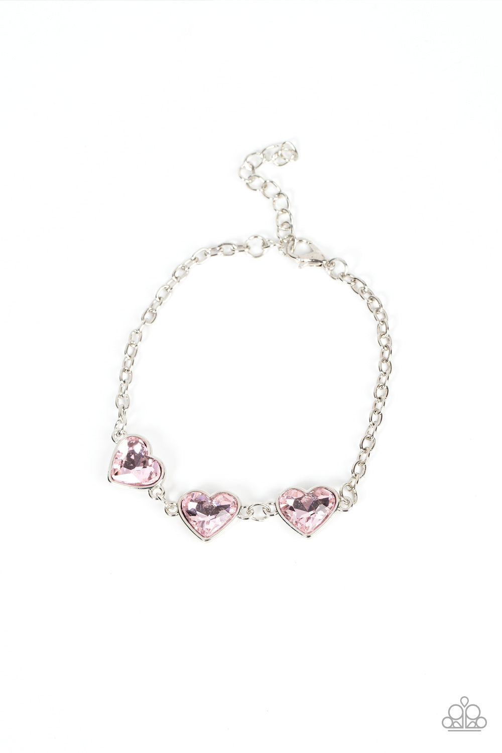 Little Heartbreaker - Pink-Jewelry-Just Because Jewels, Paparazzi Accessories-Just Because Jewels