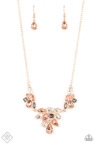 Completely Captivated - Rose Gold-Jewelry-Paparazzi Accessories, Just Because Jewels-Just Because Jewels