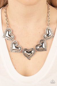 Kindred Hearts - Silver-Jewelry-Paparazzi Accessories, Just Because Jewels-Just Because Jewels