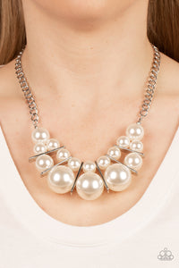 Challenge Accepted - White-Jewelry-Paparazzi Accessories, Just Because Jewels-Just Because Jewels