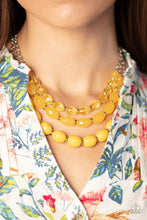 Load image into Gallery viewer, Tropical Hideaway - Yellow-Jewelry-Paparazzi Accessories, Just Because Jewels-Just Because Jewels