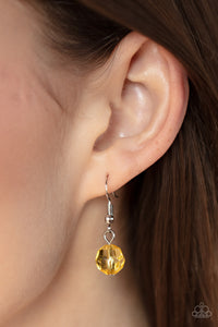 Tropical Hideaway - Yellow-Jewelry-Paparazzi Accessories, Just Because Jewels-Just Because Jewels